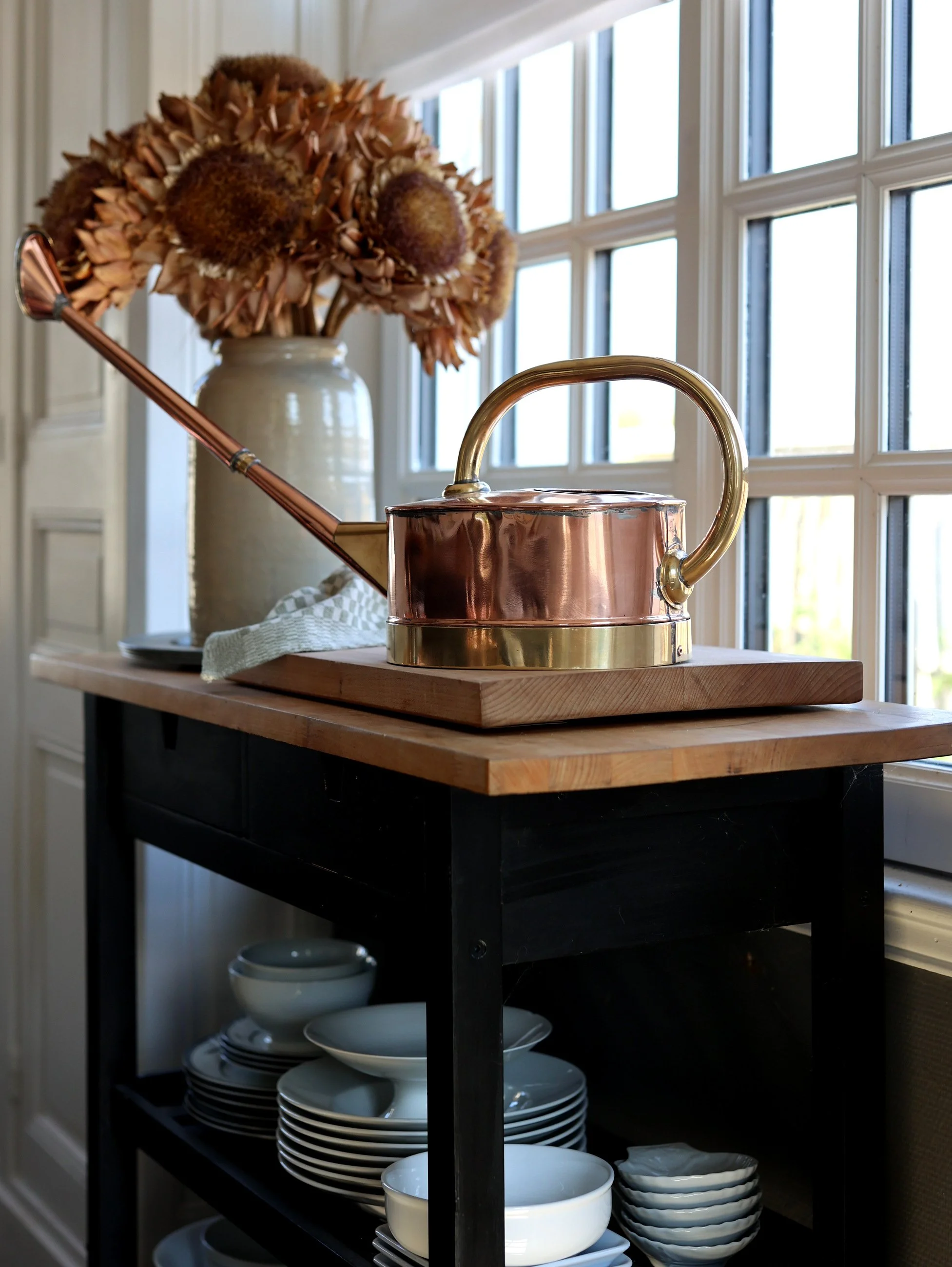 Vintage French Copper Watering Can