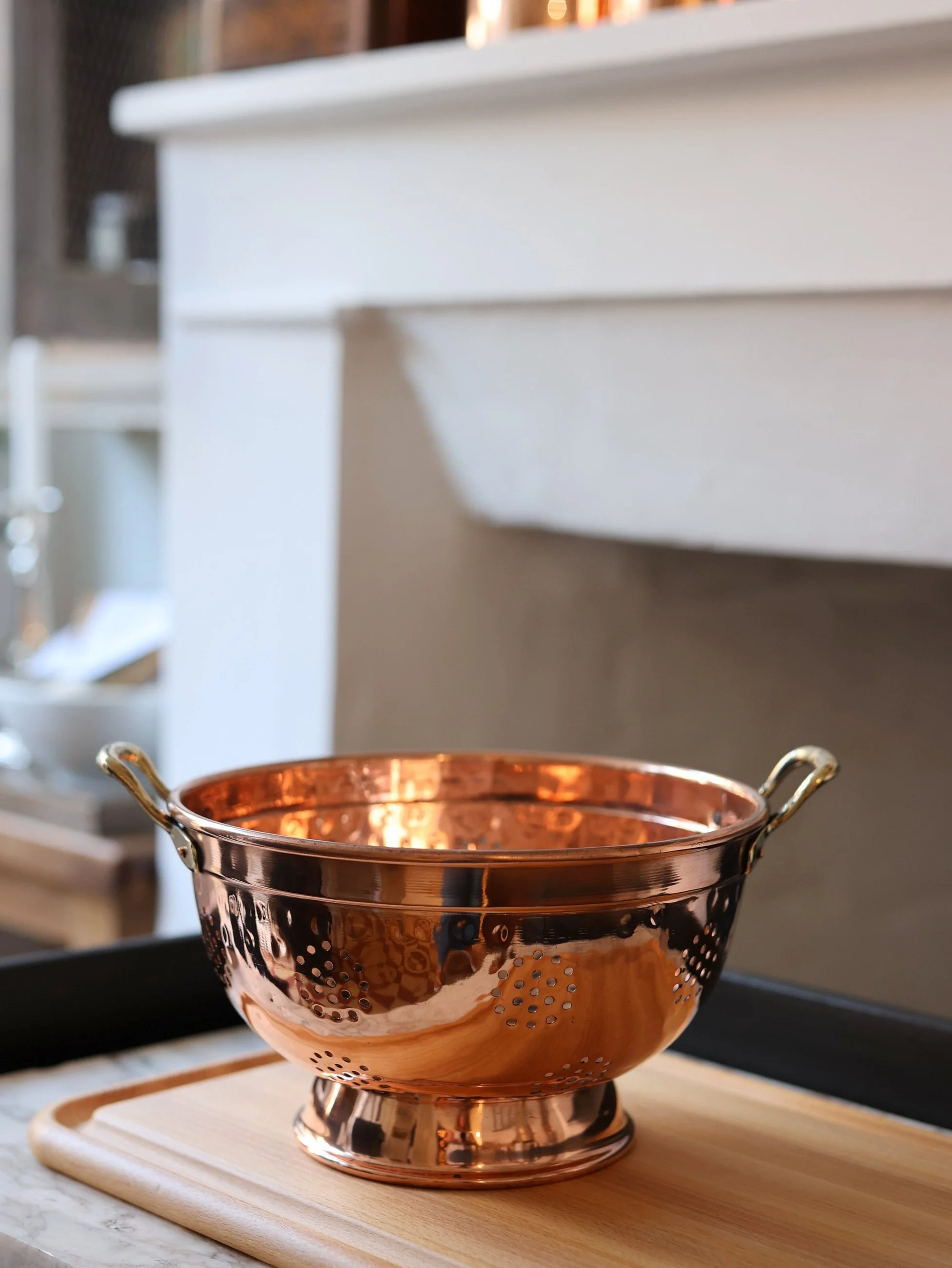 Large Copper Colander