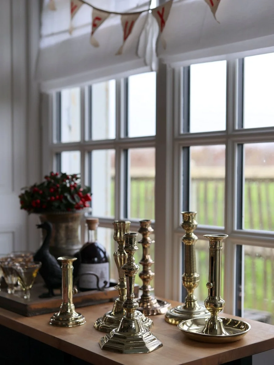 French Brass Candlesticks – Period Antique Collection