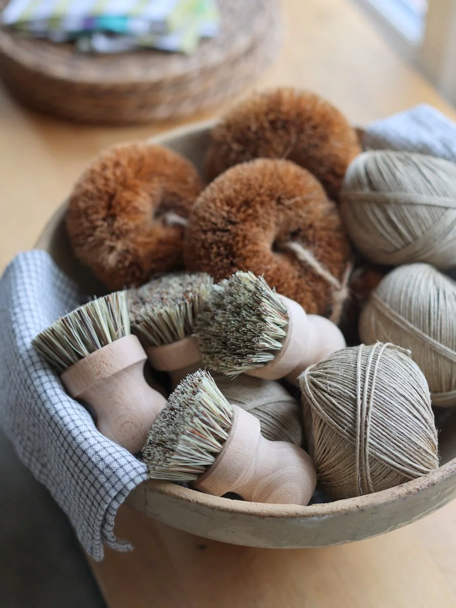 Natural Fiber Scrub Brushes