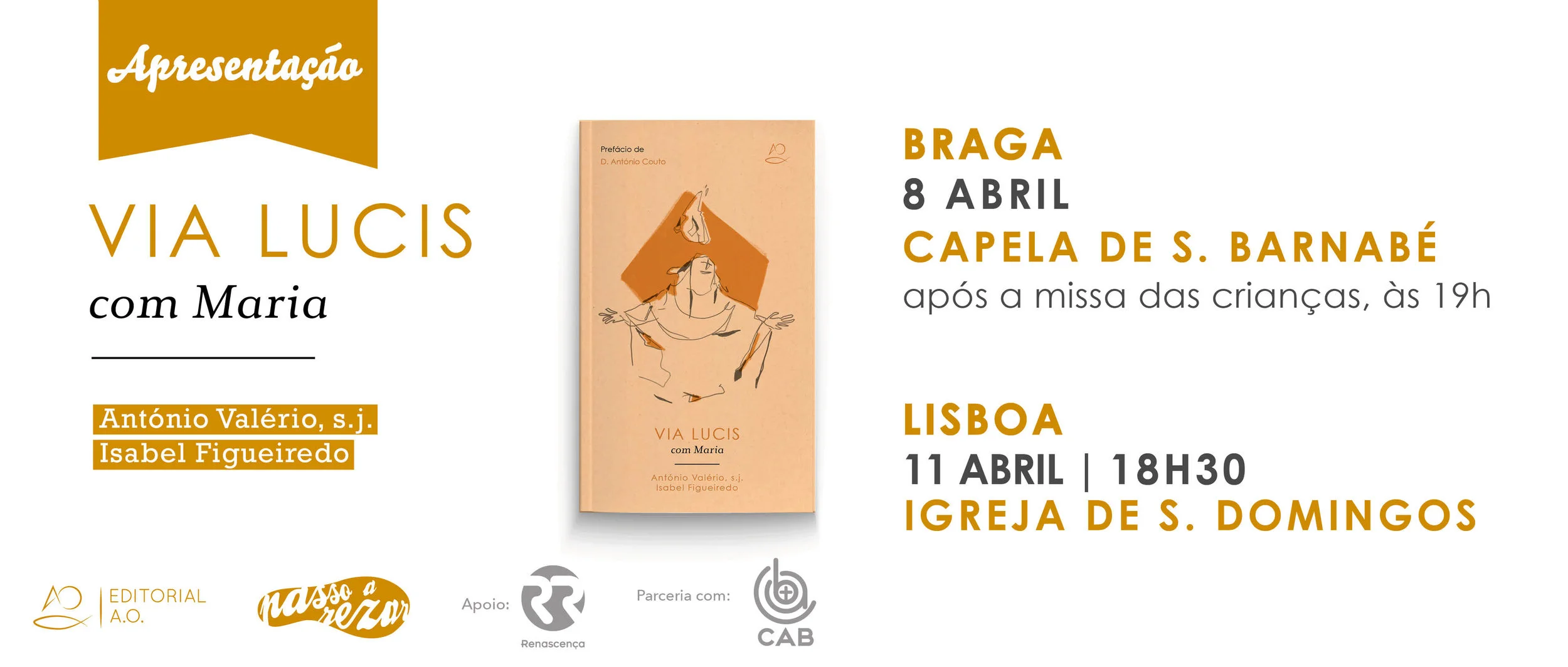 'Via Lucis com Maria' apresentada em Braga e Lisboa