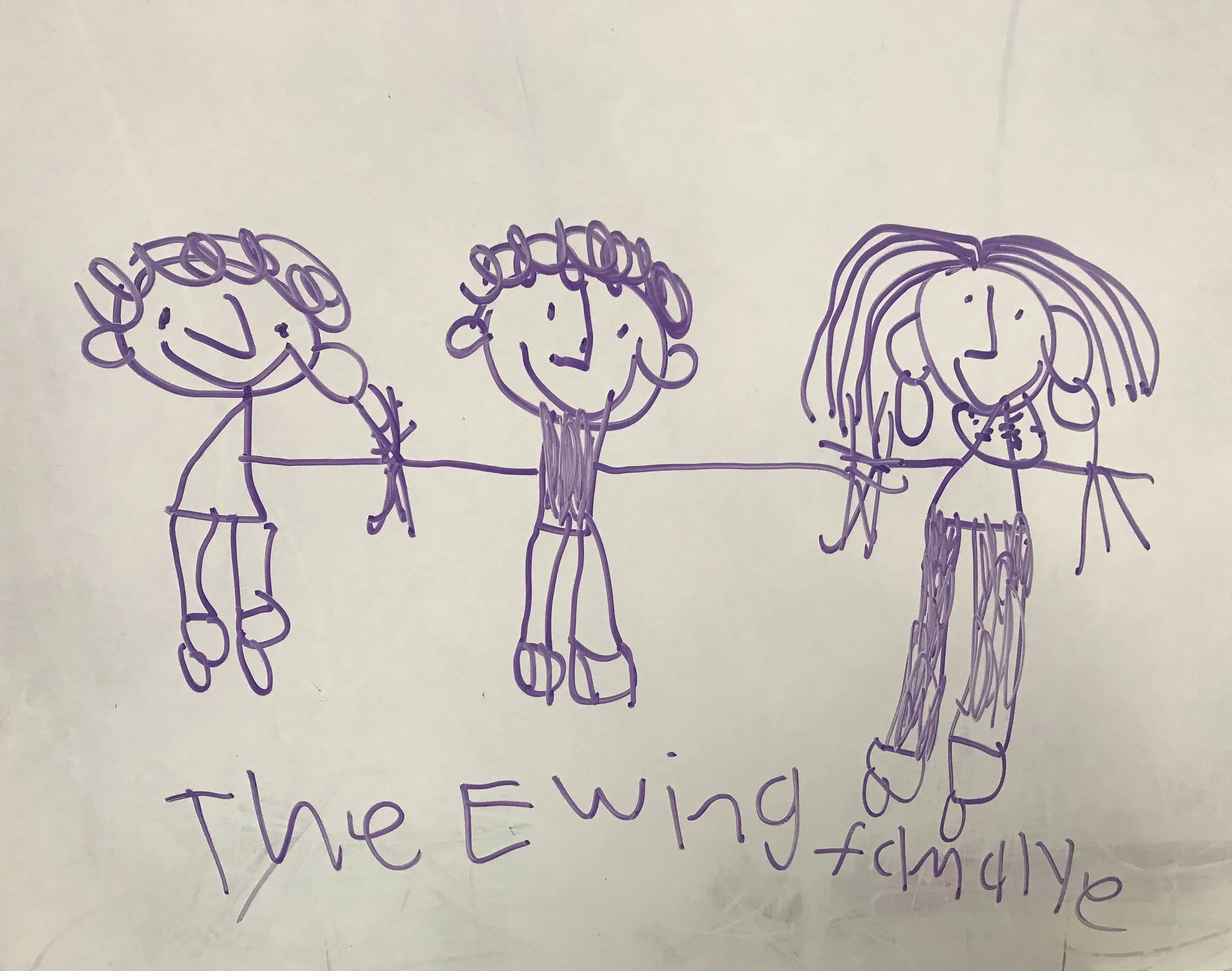 little girl ewing