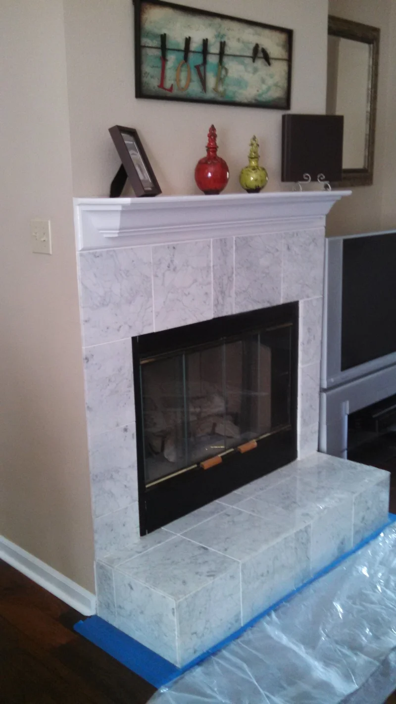 Fireplace Before
