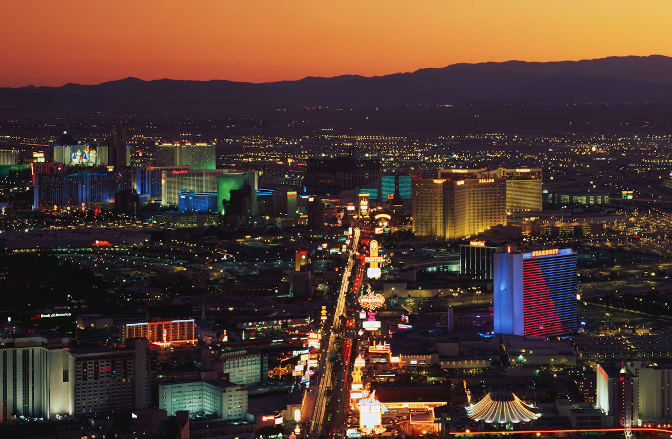 las vegas strip view
