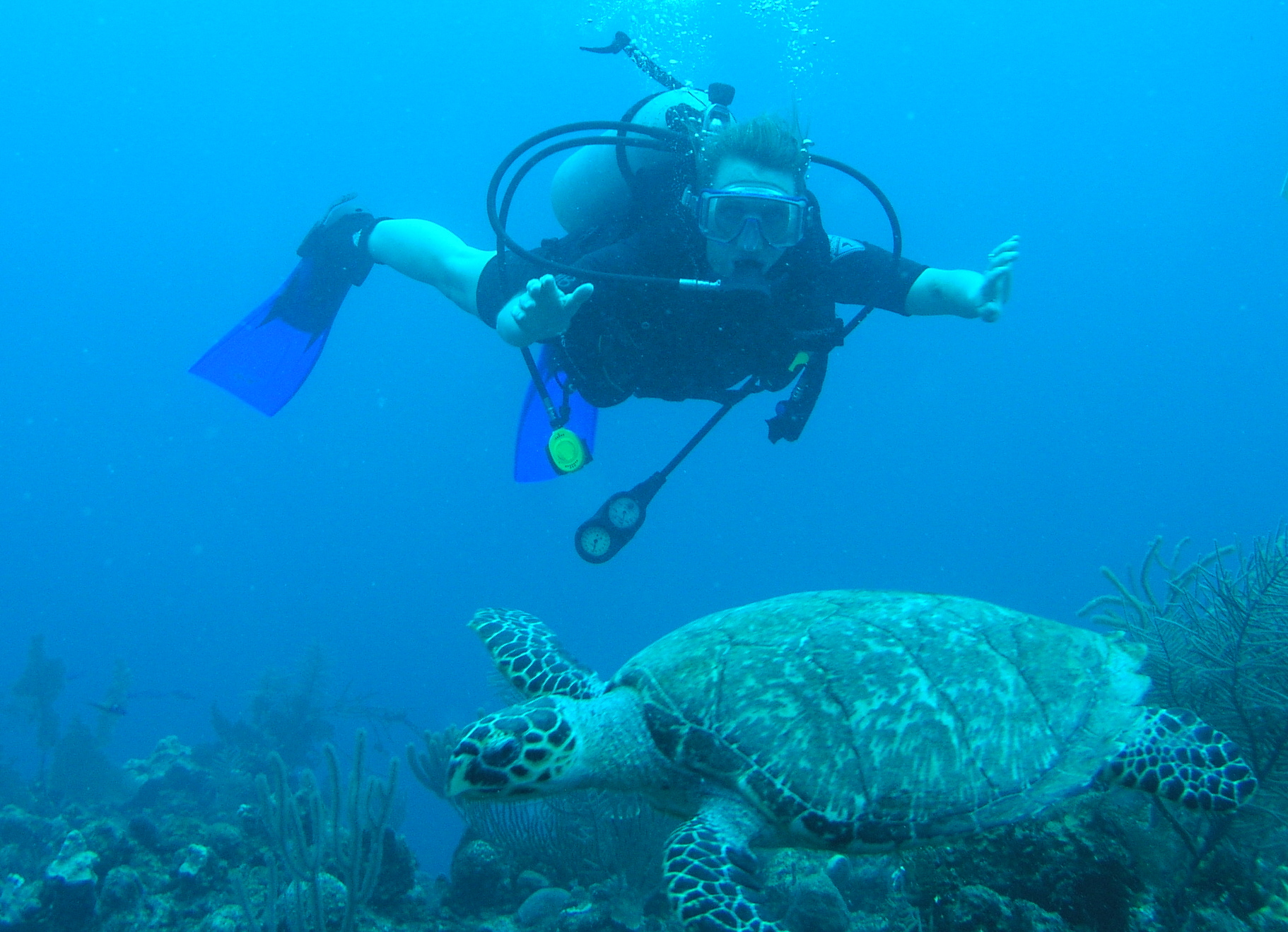 My husband took this picture of me in Belize