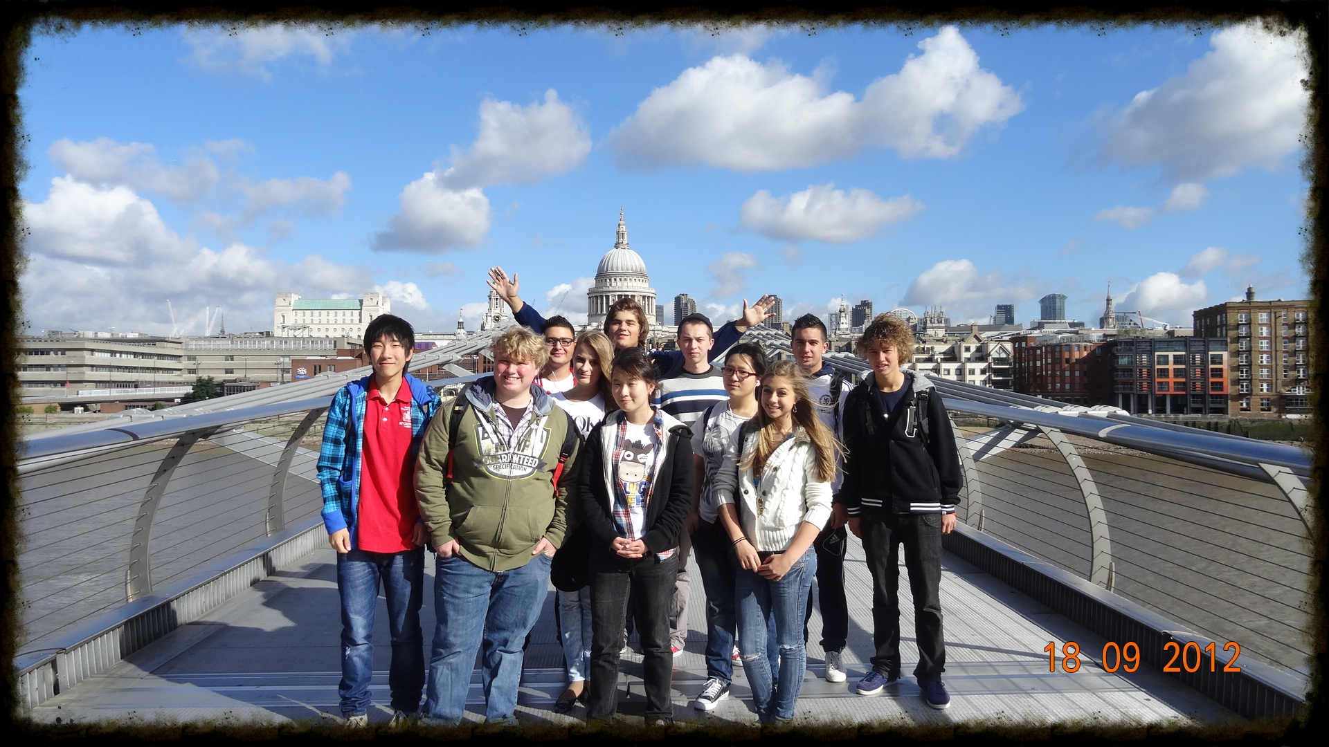 More "chill" times: The 11th grade trip - taken just as the students began their two-year IB journey.