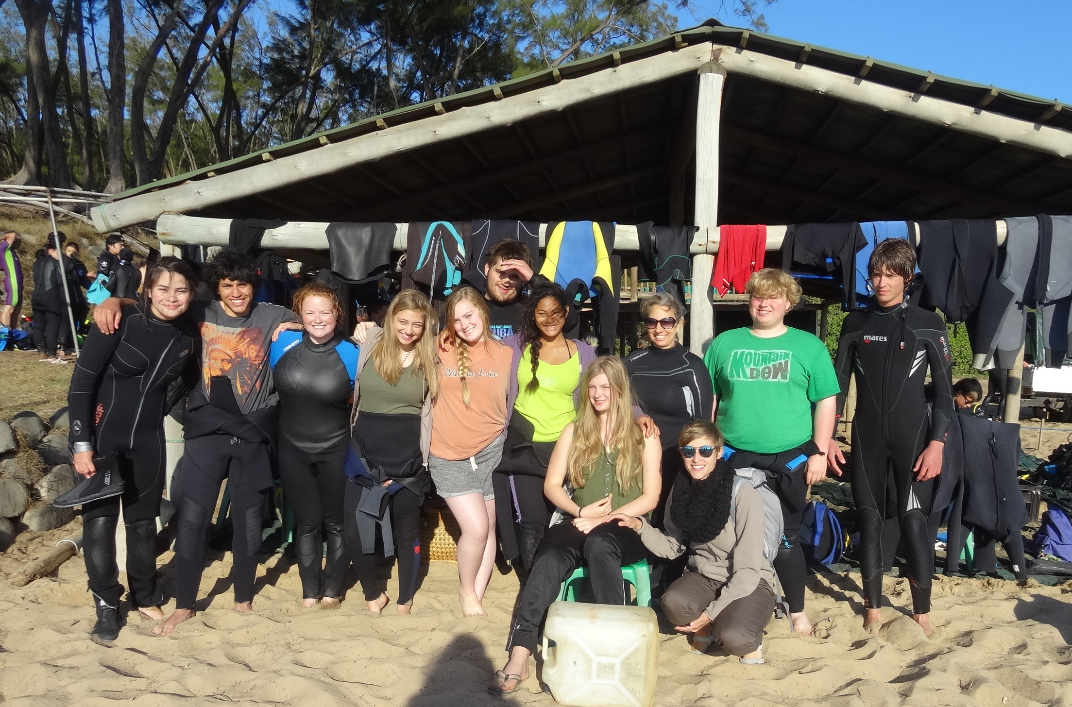 Our entire group. In the end, everyone gained from the marine experience, regardless of final outcome.