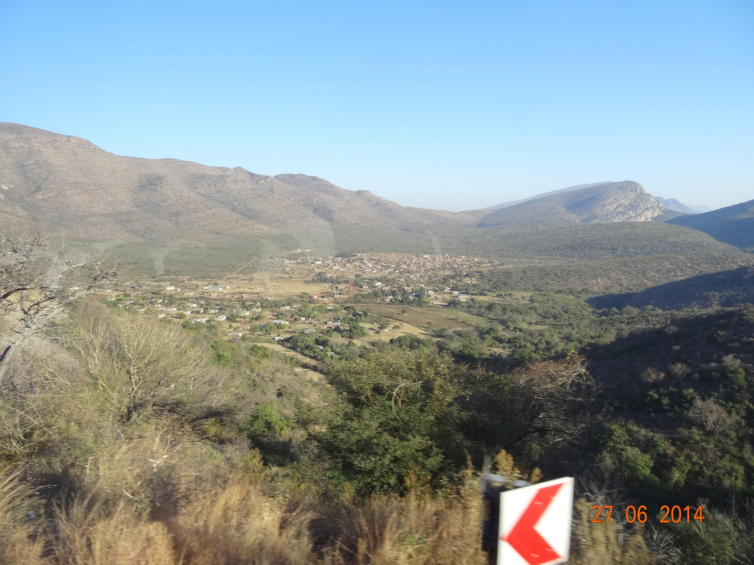 View from the bus