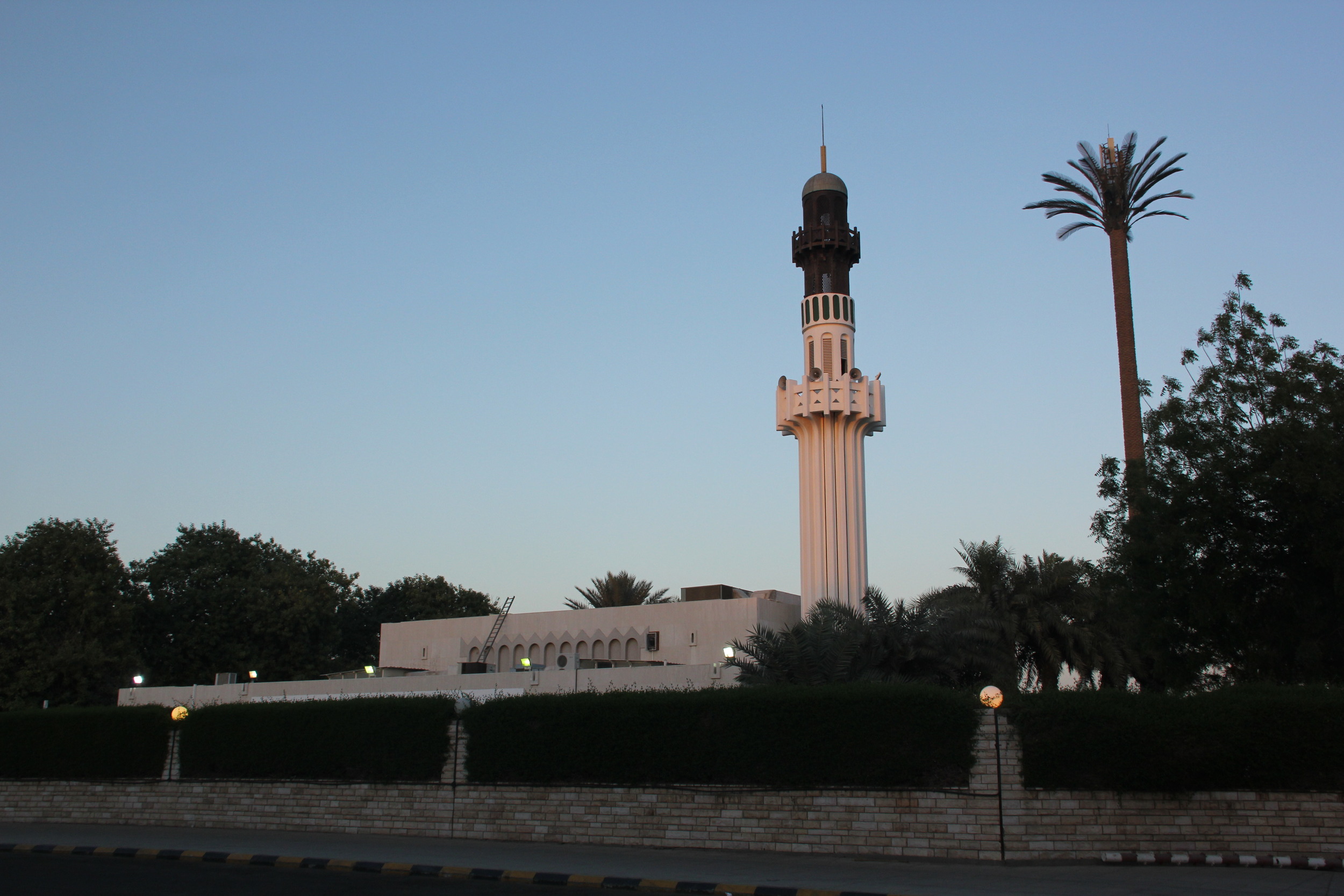 The mosque inside our compound.
