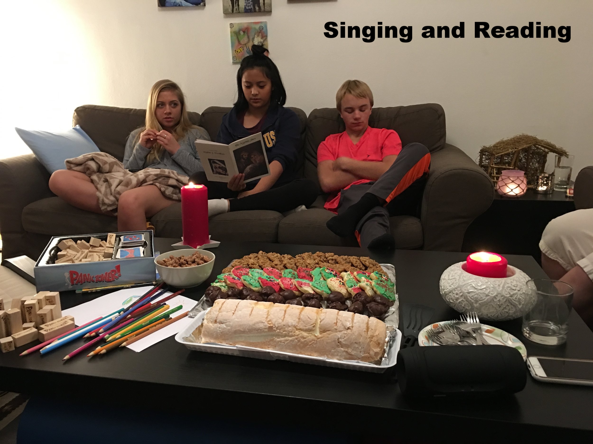 Singing/Reading