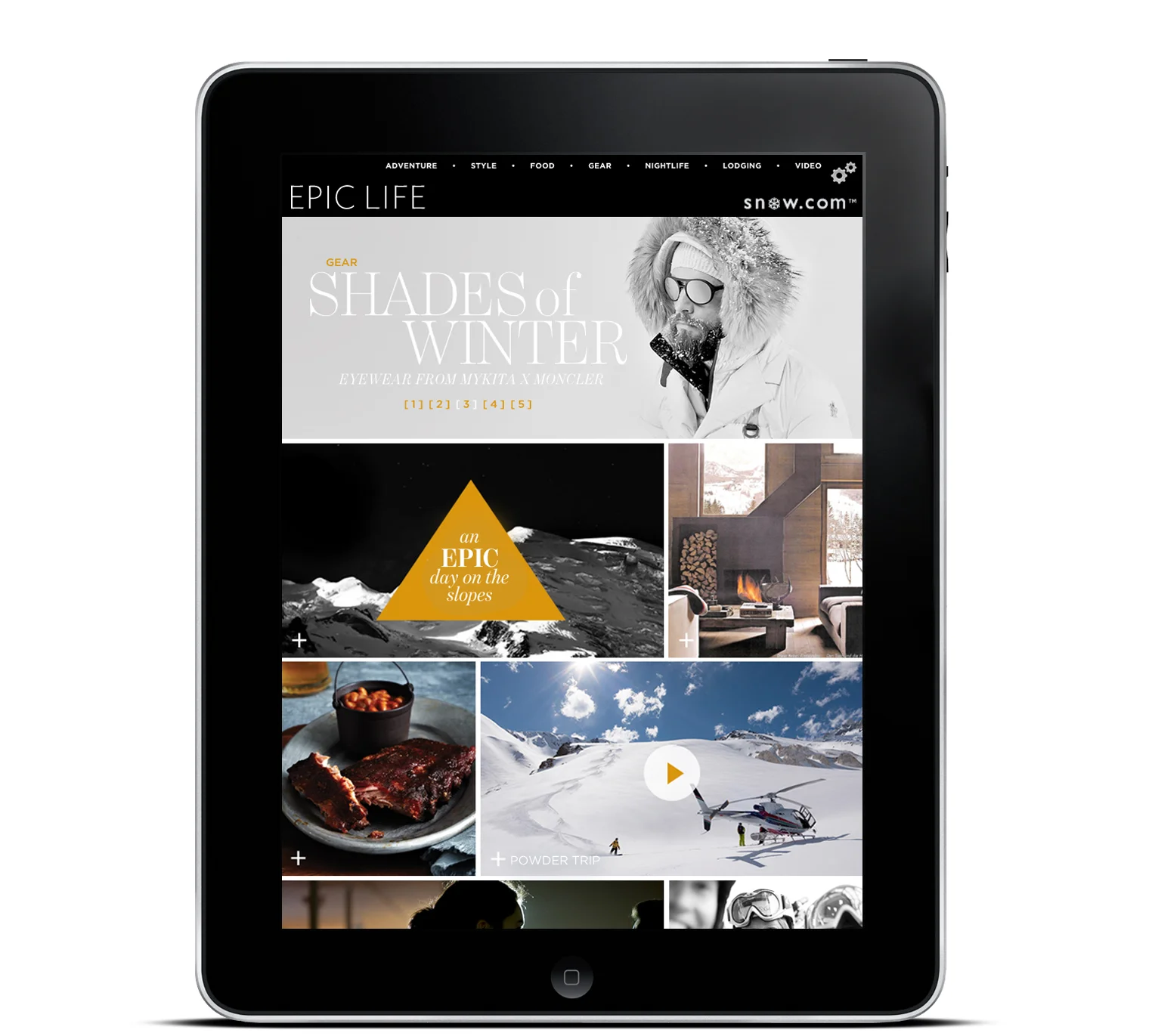 EPIC LIFE Digital Magazine — iPad version