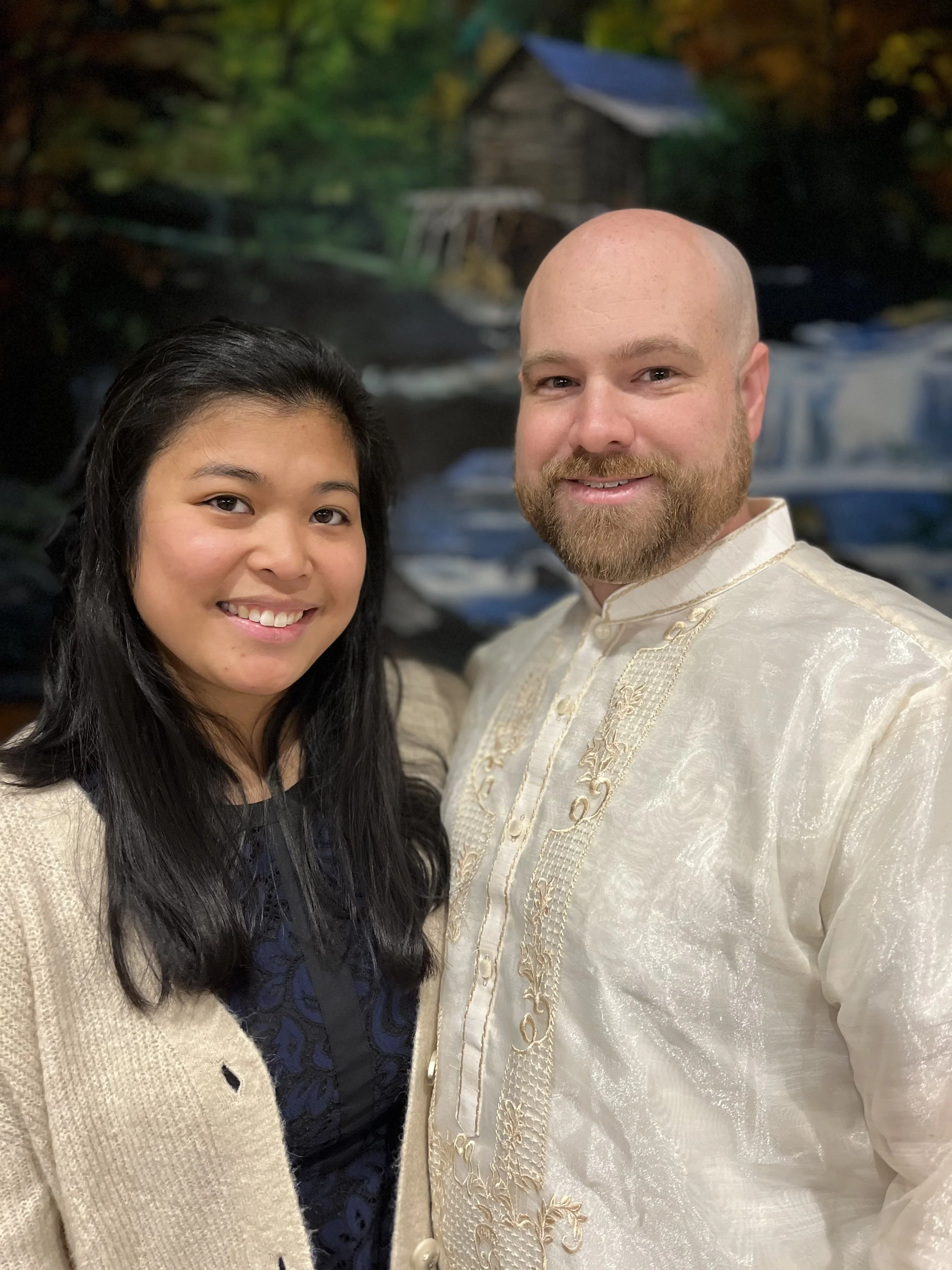 Ryan Murphy, deacon, with his wife Neziah