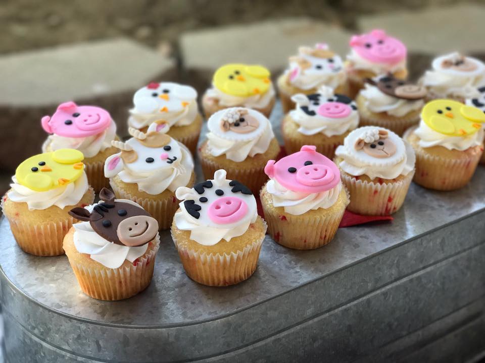 Farm Cupcakes by Singer Sisters Sweets