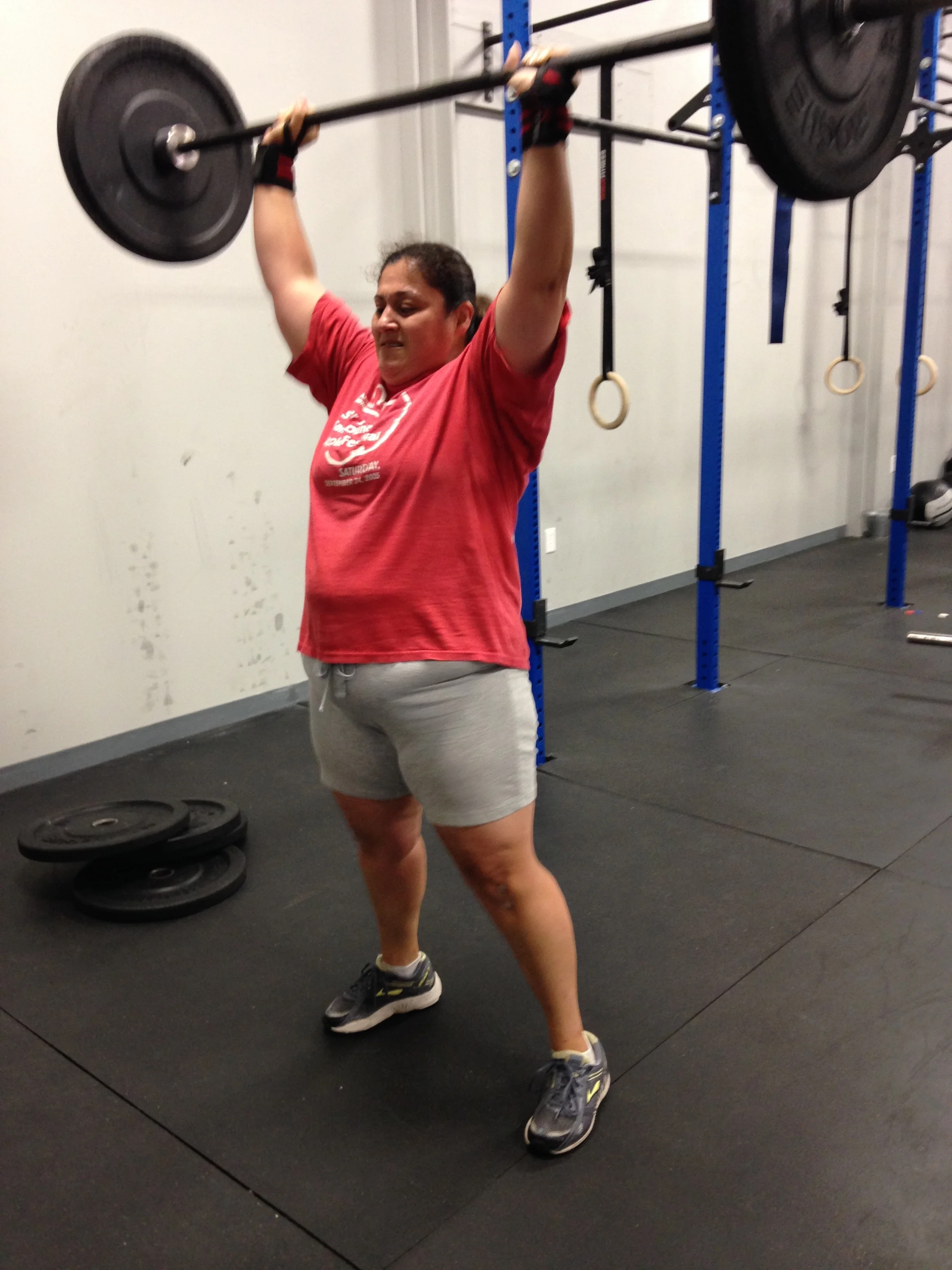 Check out Donielle RX'ing todays WOD!