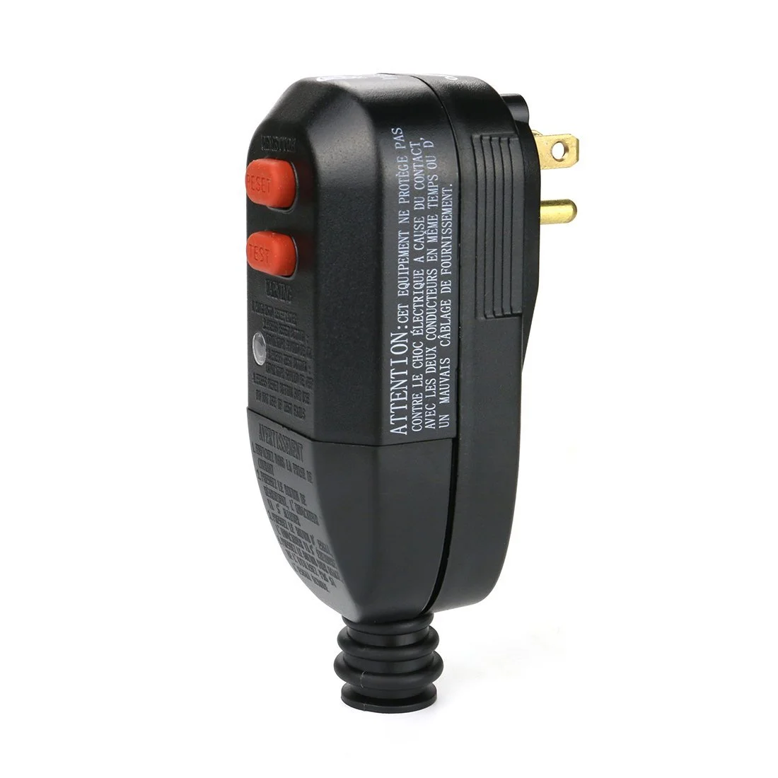 15A GFCI AC Plug Replacements USA With Reset Circuit 2-Prongs Wire ConnectionX1
