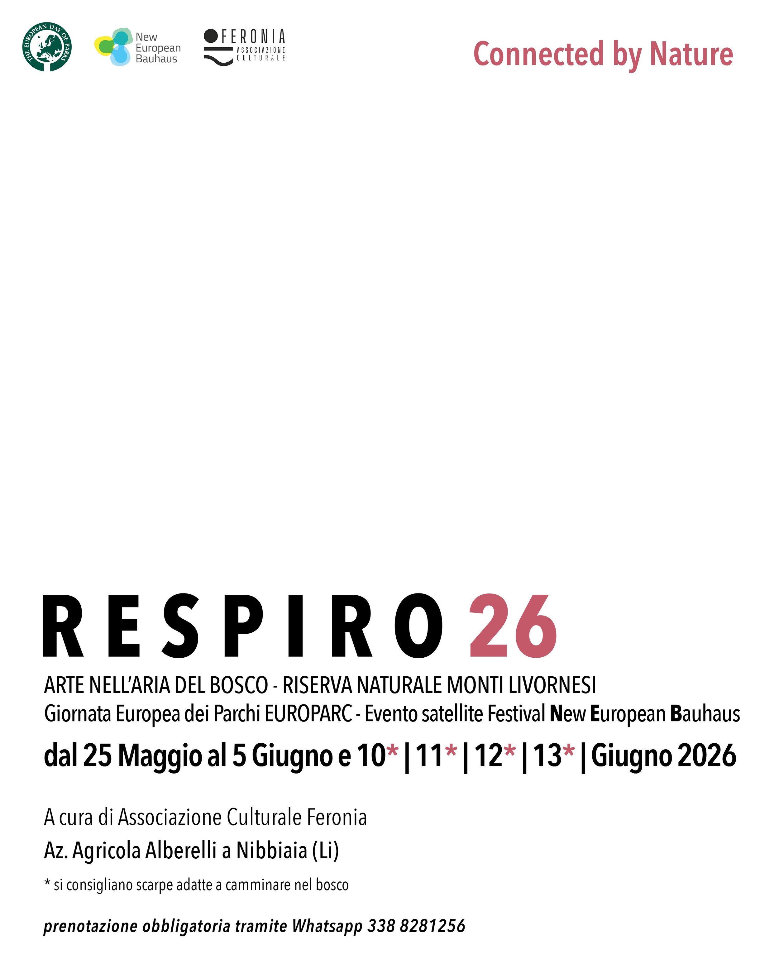 Returning to Nature! @respiroferonia 

Second year at Respiro &ndash; Arte nell&rsquo;aria del bosco &mdash; where art breathes amongst trees, earth, wind, and community in the heart of Tuscany.

This year Respiro enters the networks of the New Europ