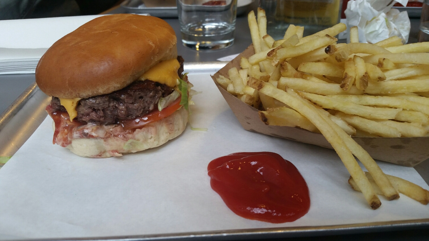 I heard the beef was really good and it's true. This burger was phenomenal, dripping with goodness. Found this place in Temple Bar!
