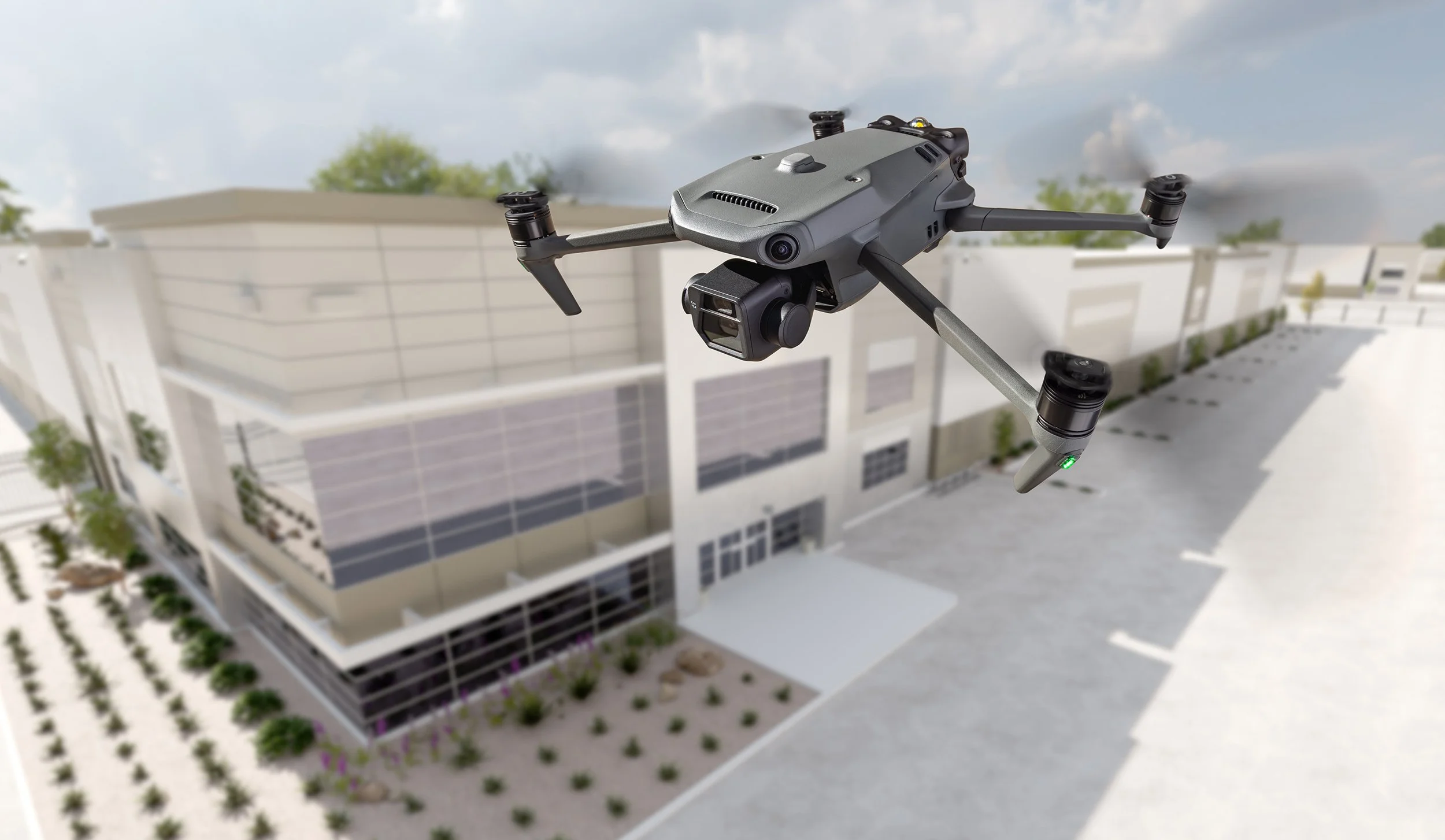 DJI Mavic drone providing commercial real estate and construction aerial photography services in Southern California