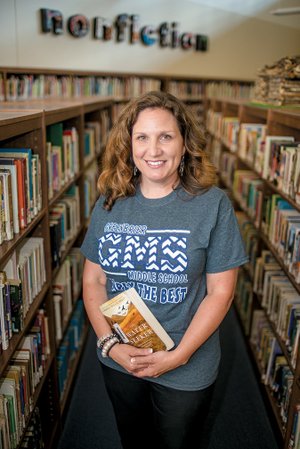  Erin Shaw, Media Specialist with Greenbrier Middle School