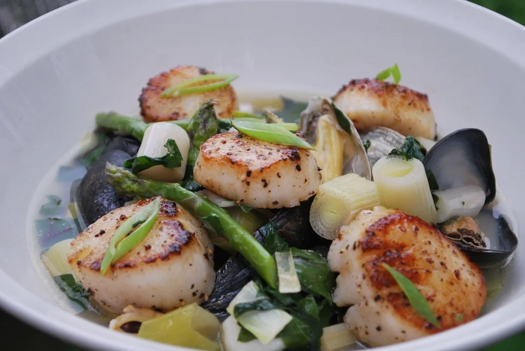 Scallops and Mussels