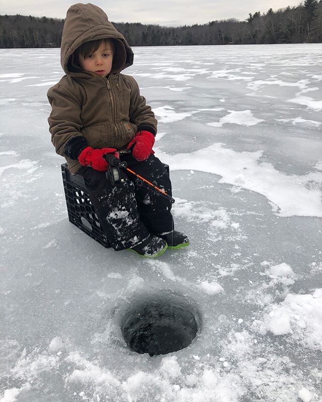 Sunny’s first time out ice fishing. We got a few hours in before the cold set in. With lifetime licenses for both of my boys, I’m looking forward to this for many years to come!