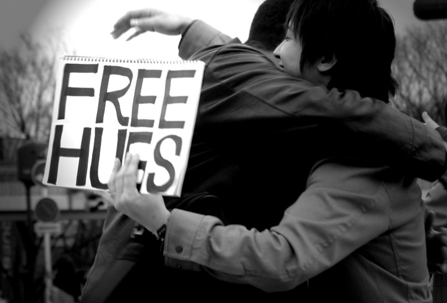 Hugs really are free. Go find one today