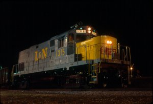  We generally try to feature a night photo session during these events, and Steve Barry of Railfan &amp; Railroad Magazine was on hand to do just that. Here is L&amp;N 1315 lit up in all her glory. 