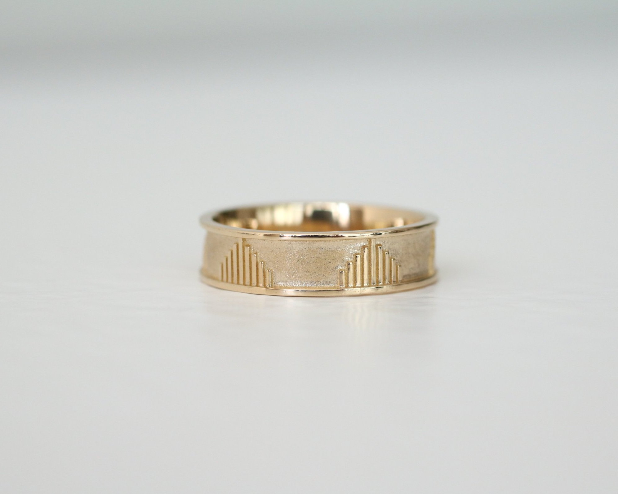 Tyler wedding ring - 14k yellow gold