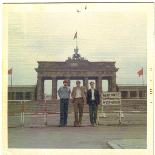 Brandenburg Gate, Berlin Wall, 1970