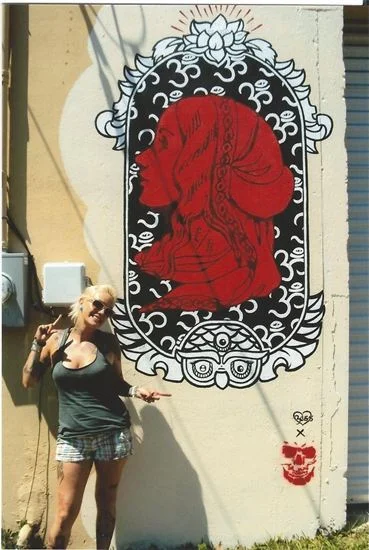 "FACTION HABIT X JESSICA BECKER" COLLAB MURAL