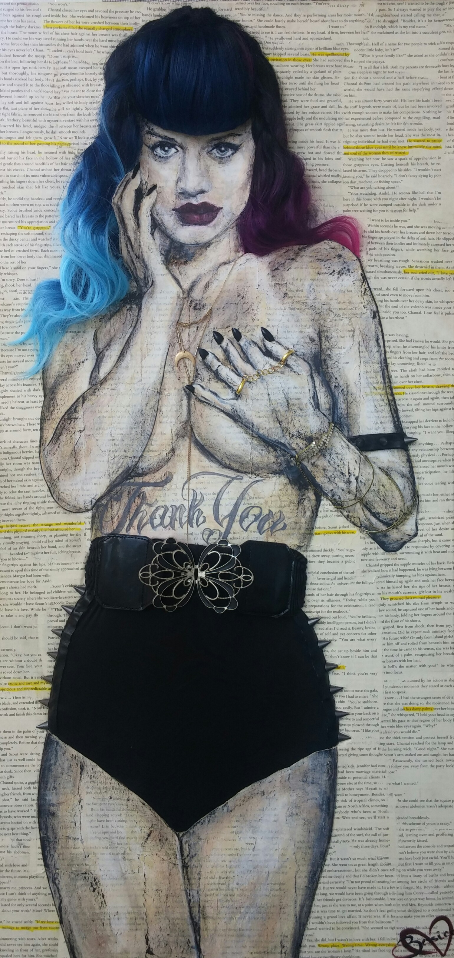 "THE LOST ART OF ROMANCE" ORIGINAL PAINTING