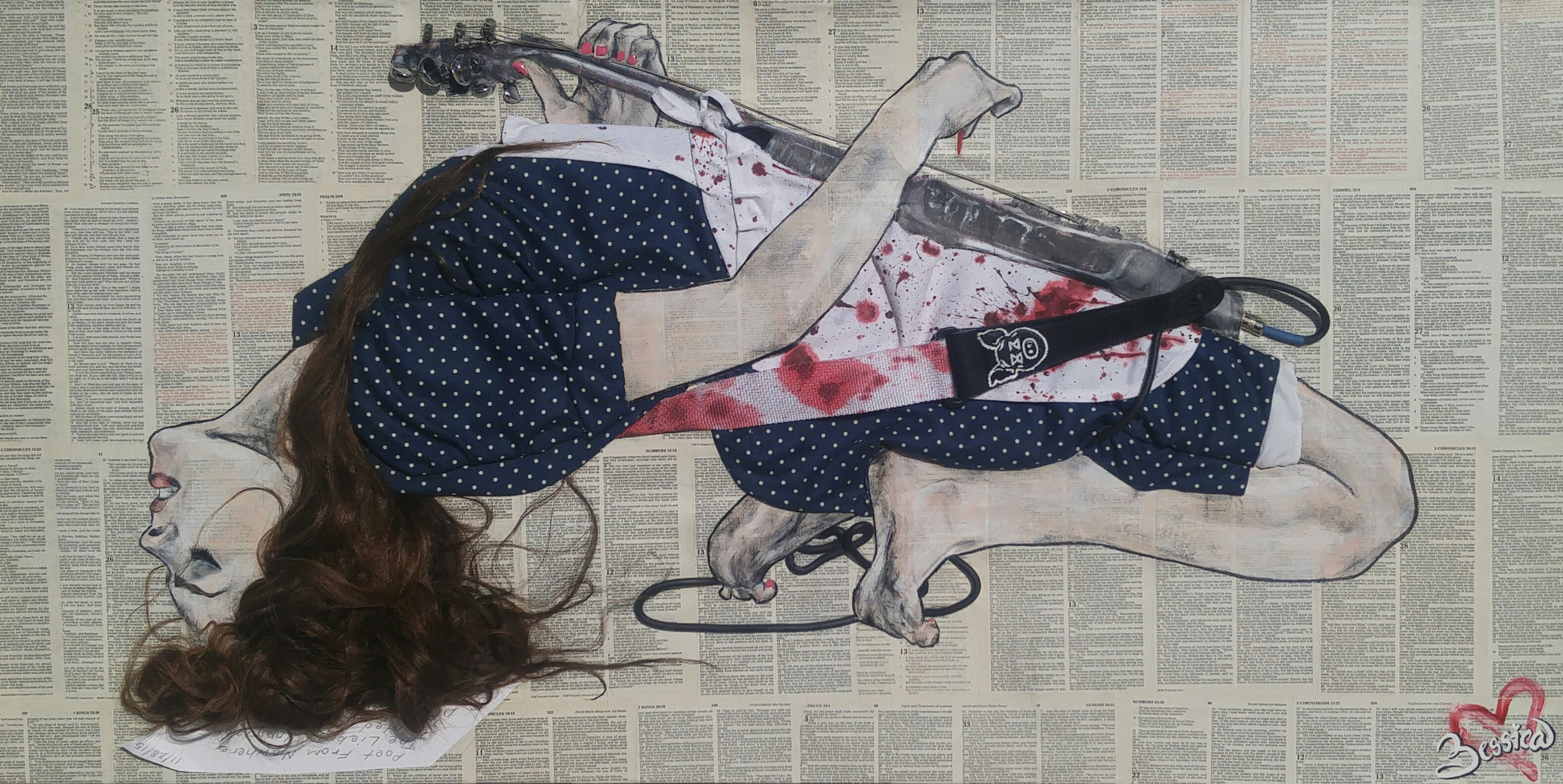 "POET FROM NOWHERE" ORIGINAL PAINTING
