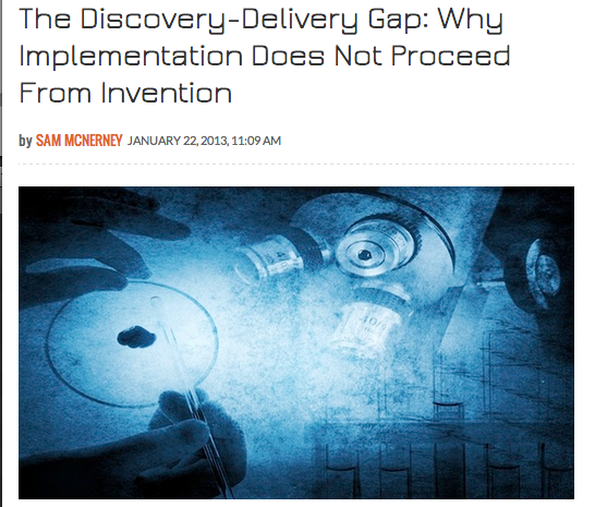 The Discovery, Implementation Gap