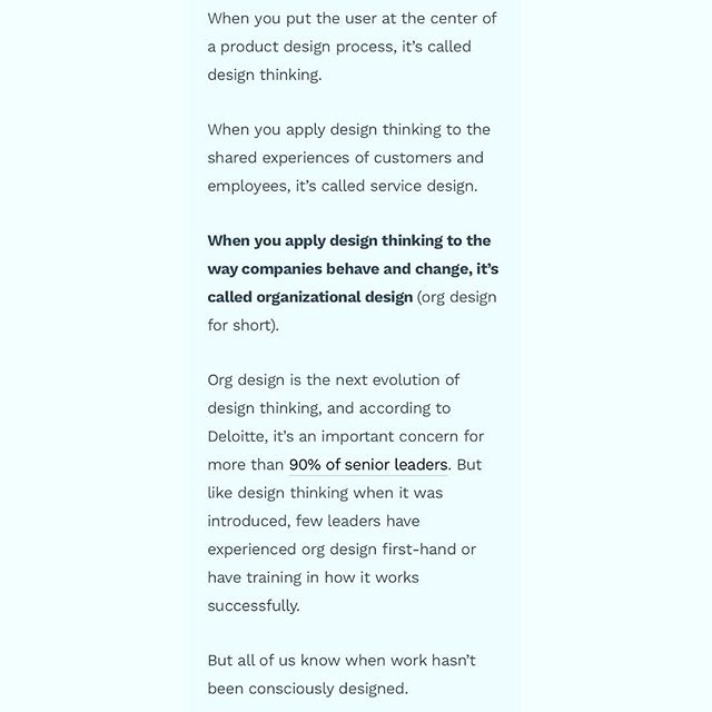 First things first...The work unfolds in phases...(no Ontological Design without Design Thinking, Organizational Design...K-12 instructional model shift etc...) Nobl Newsletter #designthinking #orgdesign #design #designprocess #ontologicaldesign #creativity #mindsets #uxdesign