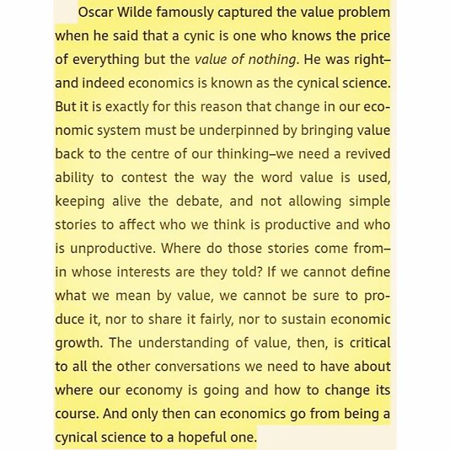 Extracting vs. Creating VALUE - From The Value of Everything: Making and Taking in the Global Economy by Mariana Mazzucato #economy #value #values #holonomyresearch #designresearch #generative #problemsolving #generativedesign