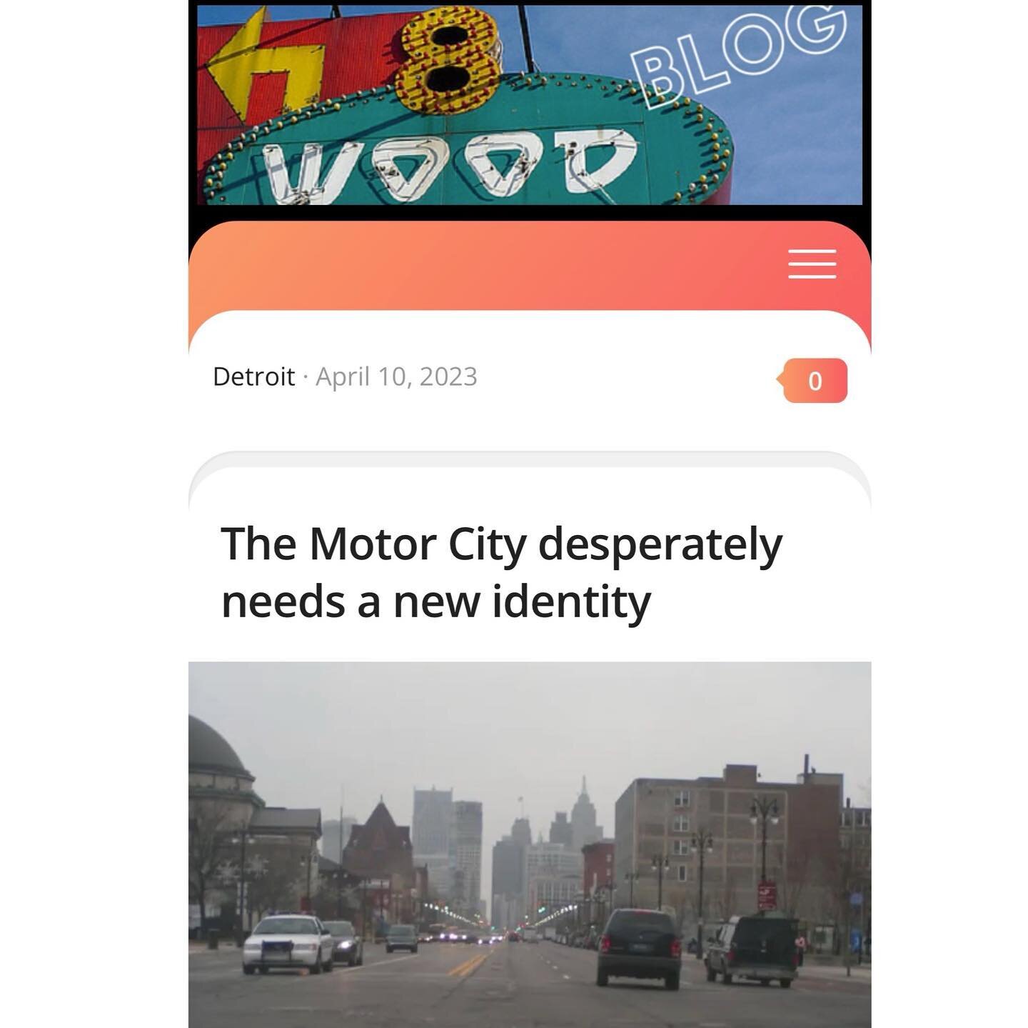 INFLECTION POINT: Fresh Ideas! 

&ldquo;So much wasted land, and so little there there. It&rsquo;s simply lifelessness. No signs of actual people outside anywhere. This isn&rsquo;t a place designed for people, but cars.

This is what we&rsquo;ve buil