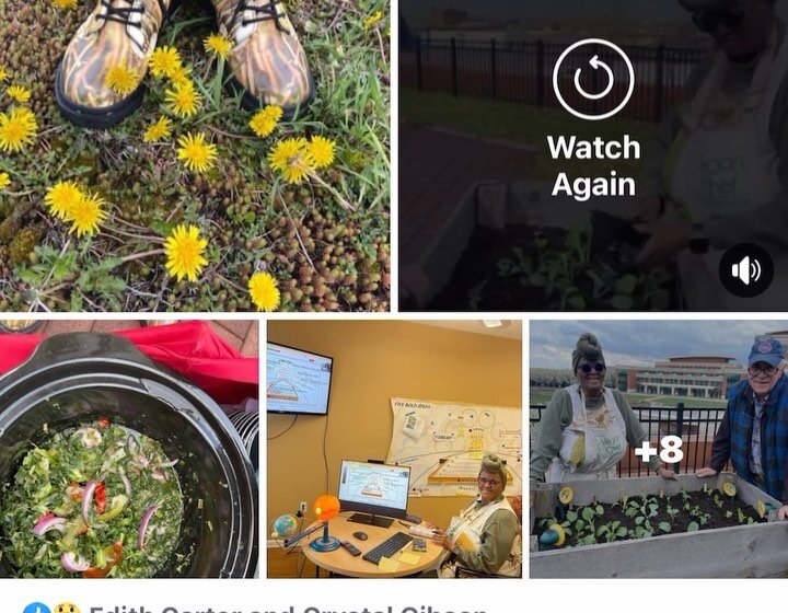 &ldquo;Earth Day is Every Day 2023&rdquo; with Mama Ravin Regina Lawson @ THOME Senior Living Community &amp; rooftop planting with plants and new container garden we are assembling, contributed by @keepgrowingdetroit &hellip;Planting &amp; Plotting 