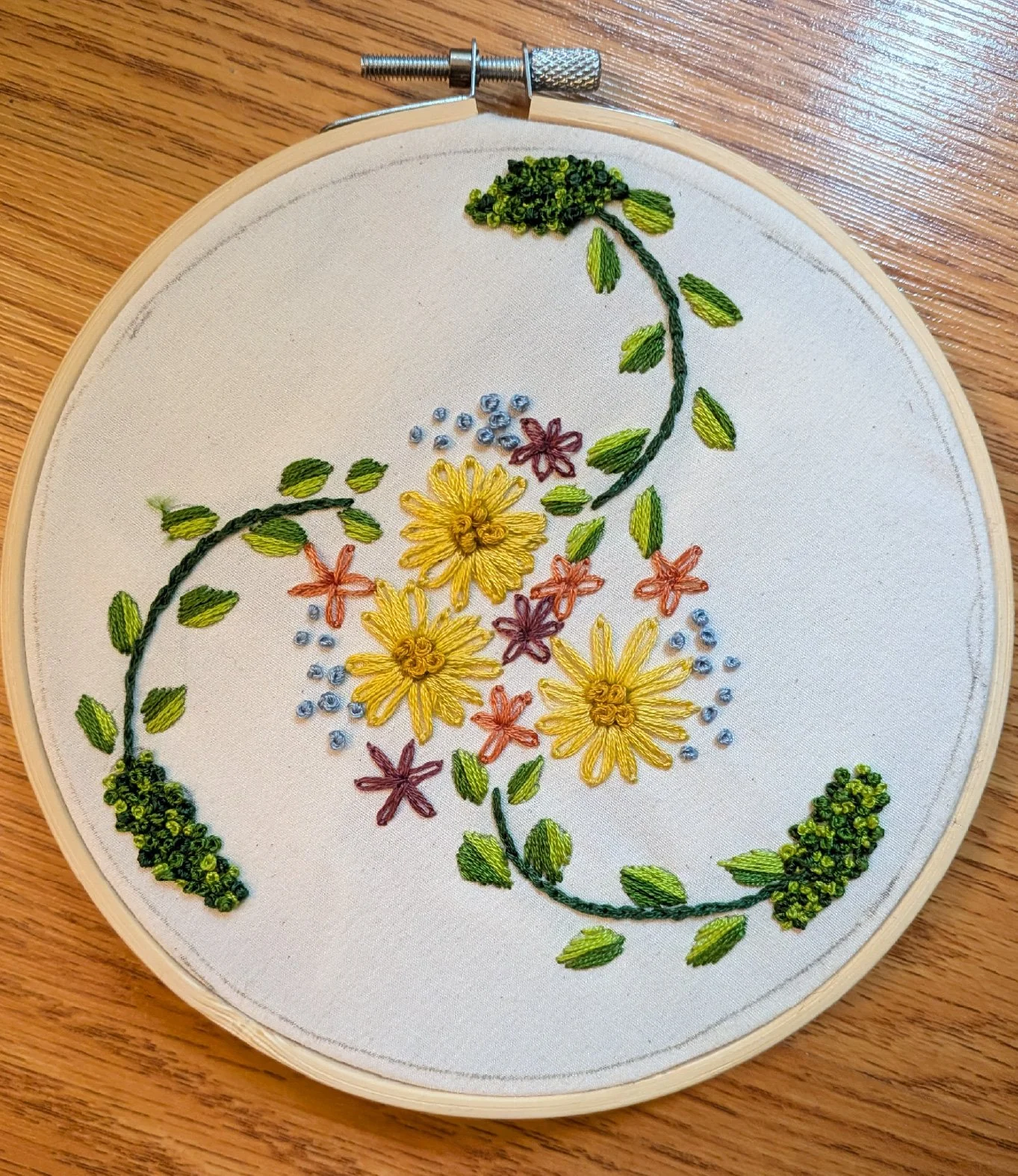 Floral Embroidery Ages 10-15