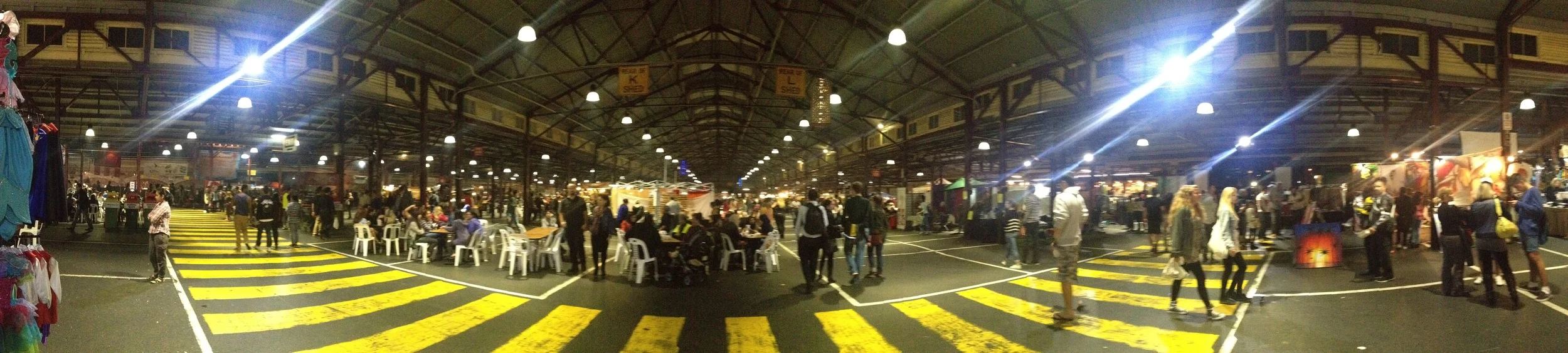 This is take standing in front of a walkway that goes across the market. Click the image to enlarge. 
