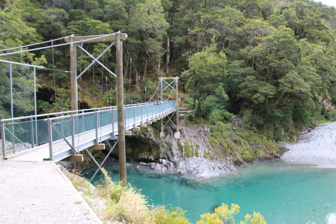 The second bridge to the Blue Pools. 