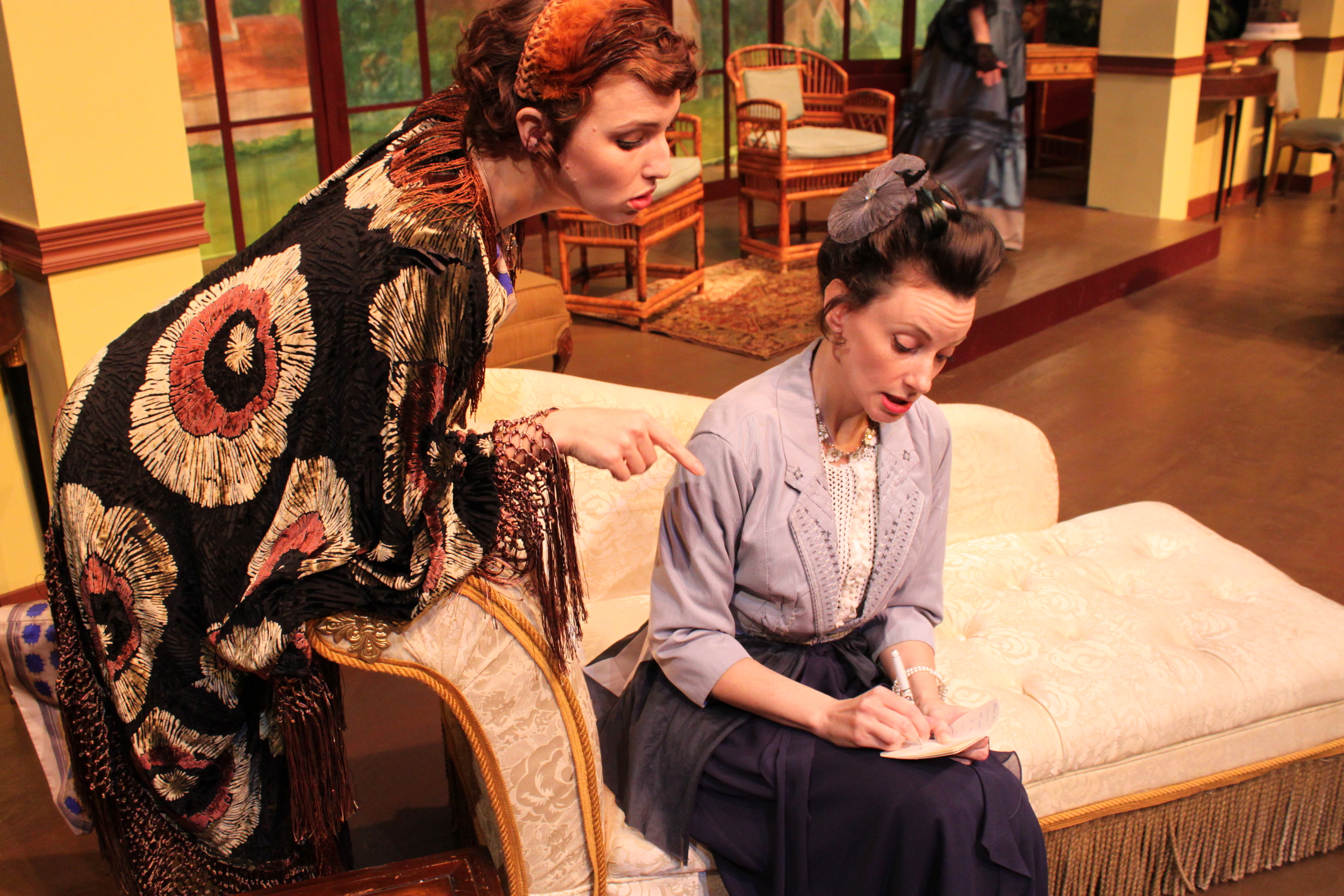  Dana DeRuyck (Mrs. Allonby) and Casey McKinnon (Lady Stutfield). Photo courtesy of director&nbsp; Armina LaManna . 