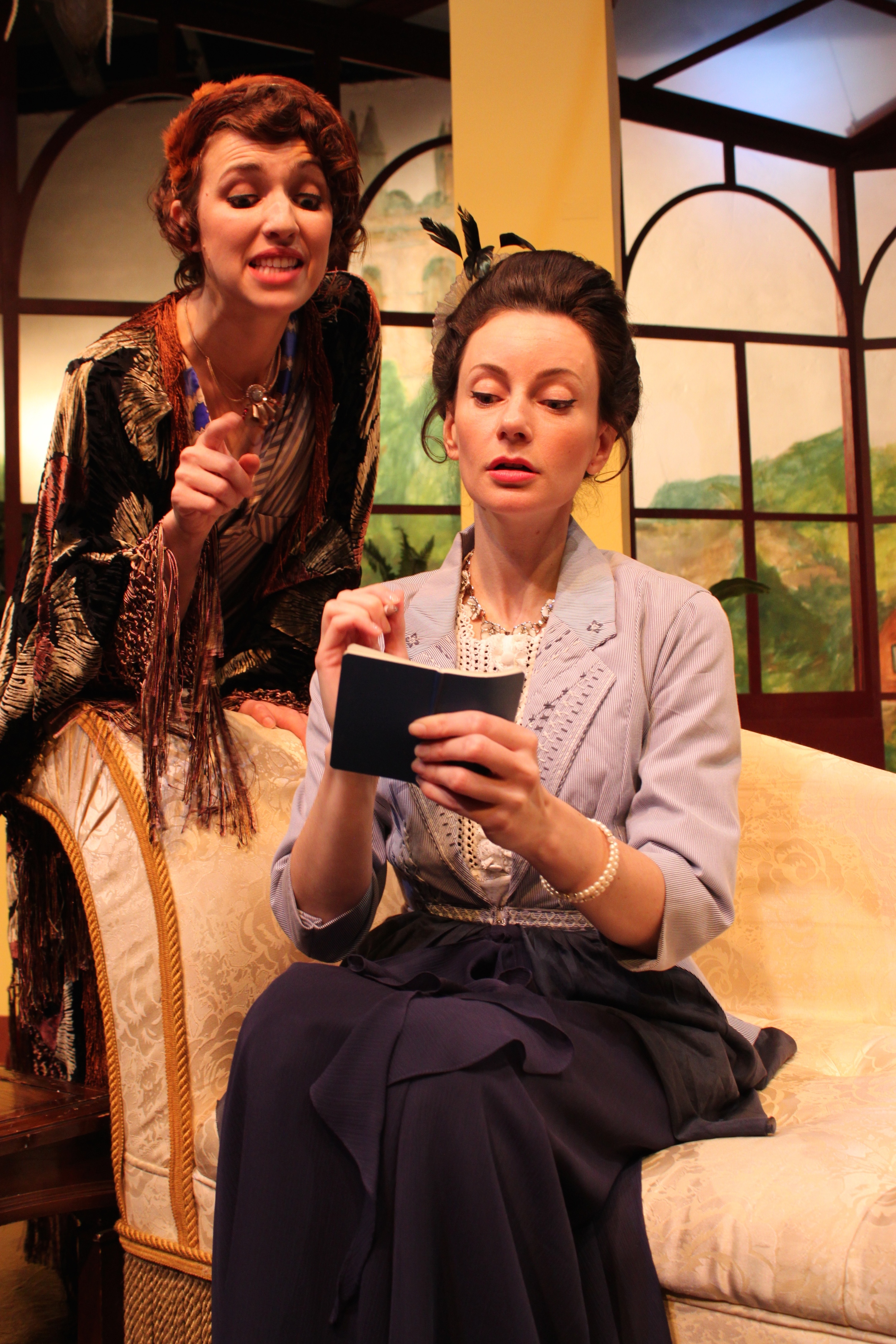  Dana DeRuyck (Mrs. Allonby) and Casey McKinnon (Lady Stutfield). Photo courtesy of director&nbsp; Armina LaManna . 