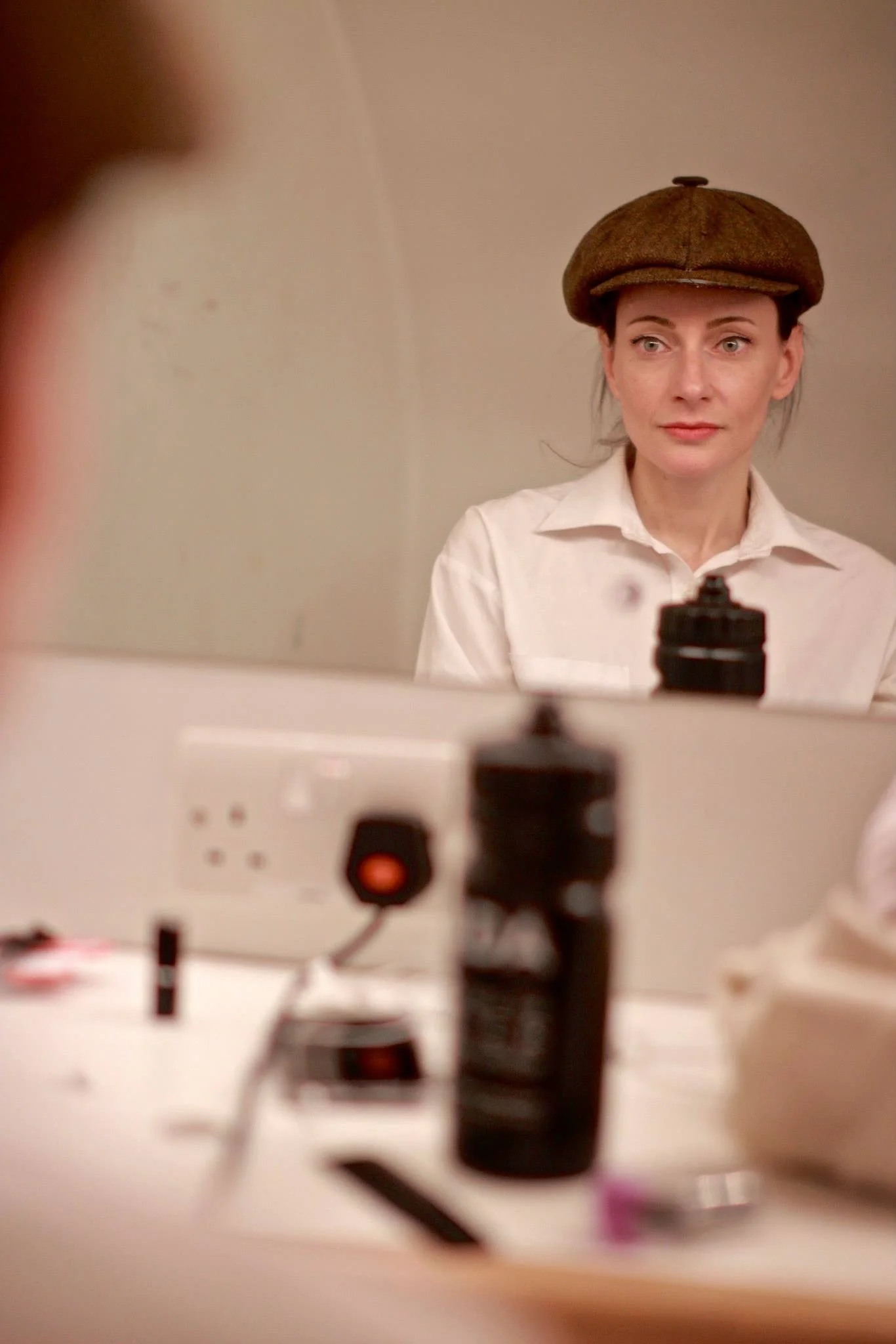 Rosalind prepares in her Ganymede costume. (Photo courtesy of Nathanael Taylor )