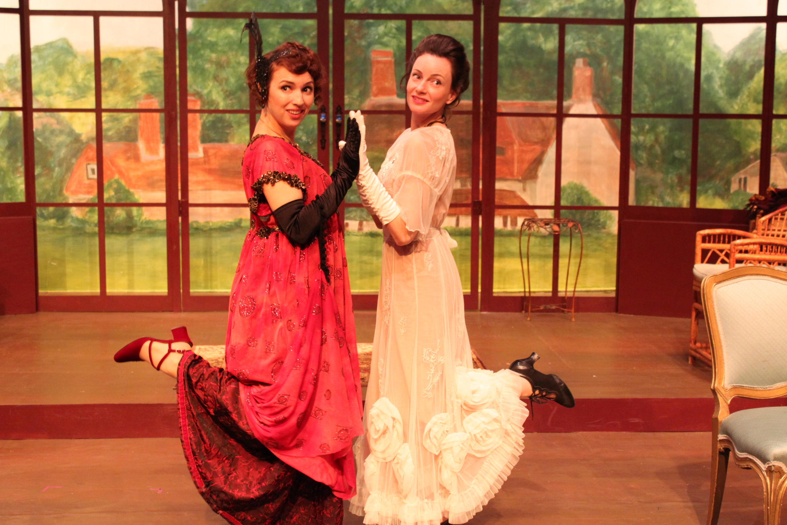 Dana DeRuyck and Casey McKinnon in A Woman of No Importance . (Photo courtesy of Armina LaManna .)