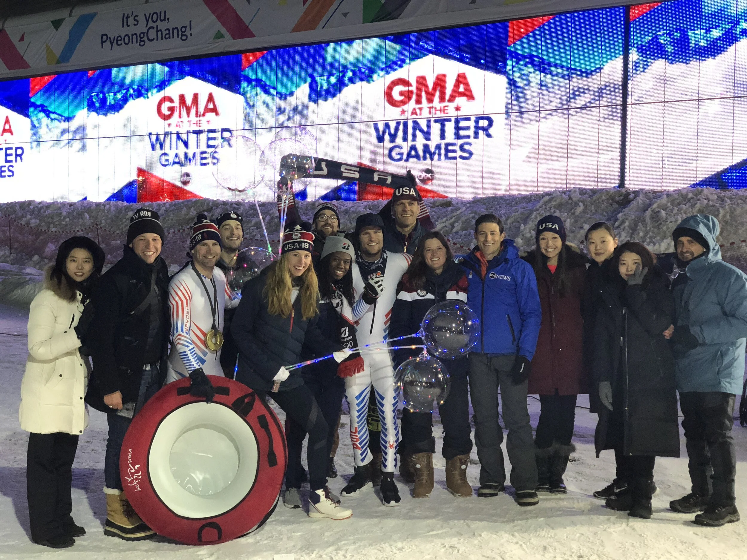 Good Morning America Olympic Snow Tubing