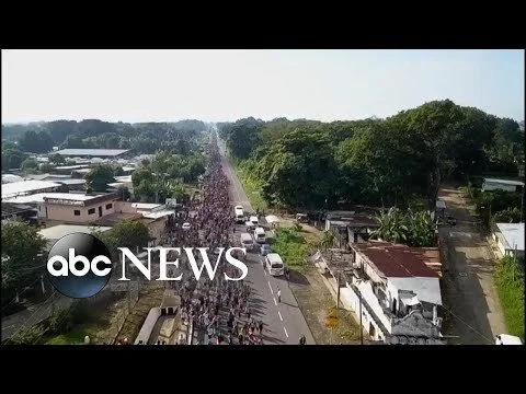 Good Morning America Inside the caravan of migrants en route to US border
