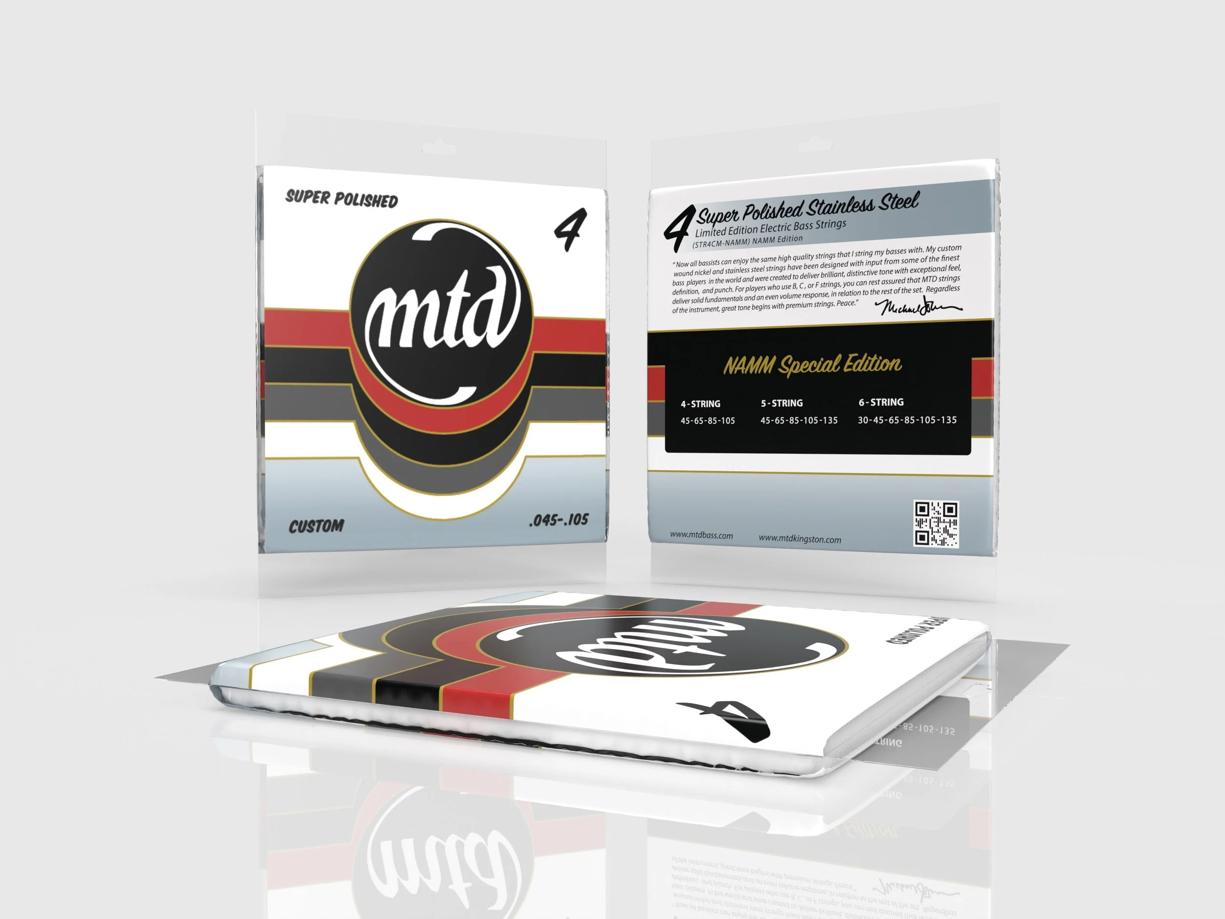 MTD Super Polished Bass Strings