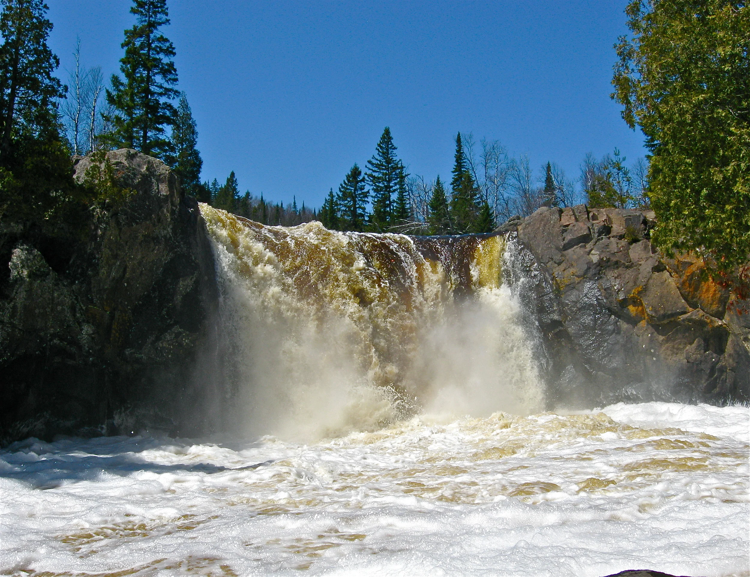 Illgen Falls on the Baptism River, Tettegouche State Park
