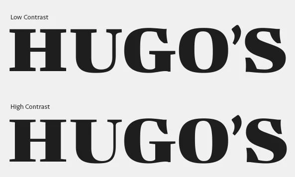 Core letterforms of the logotoype