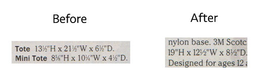 OT fraction implemented in catalog